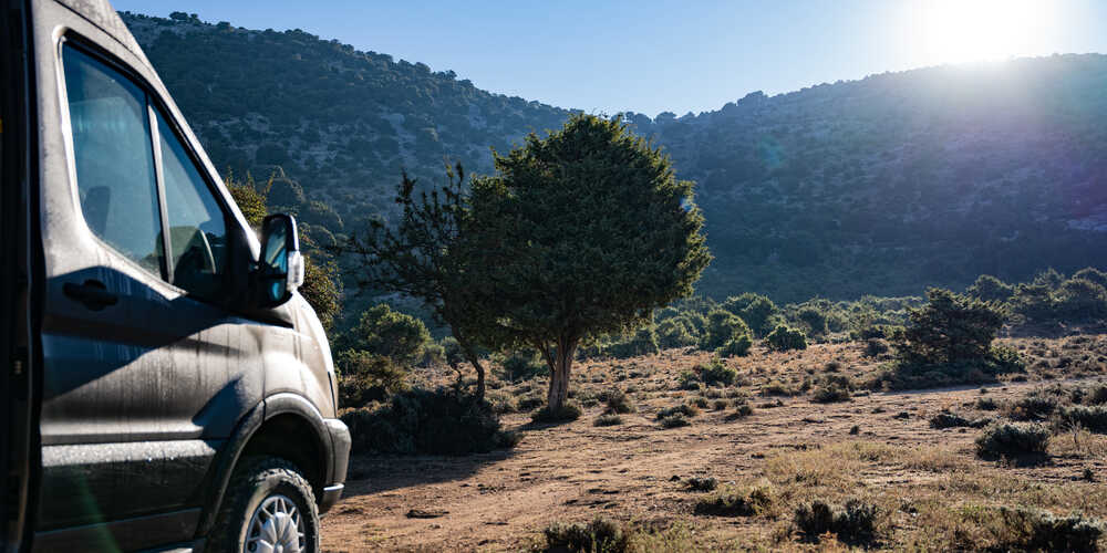 Mit dem Ford Transit 4x4 Camper auf Sardinien