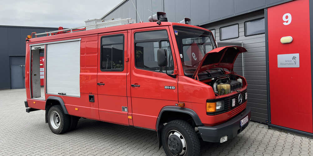 Camper Ausbau auf einer Mercedes T2 Feuerwehr