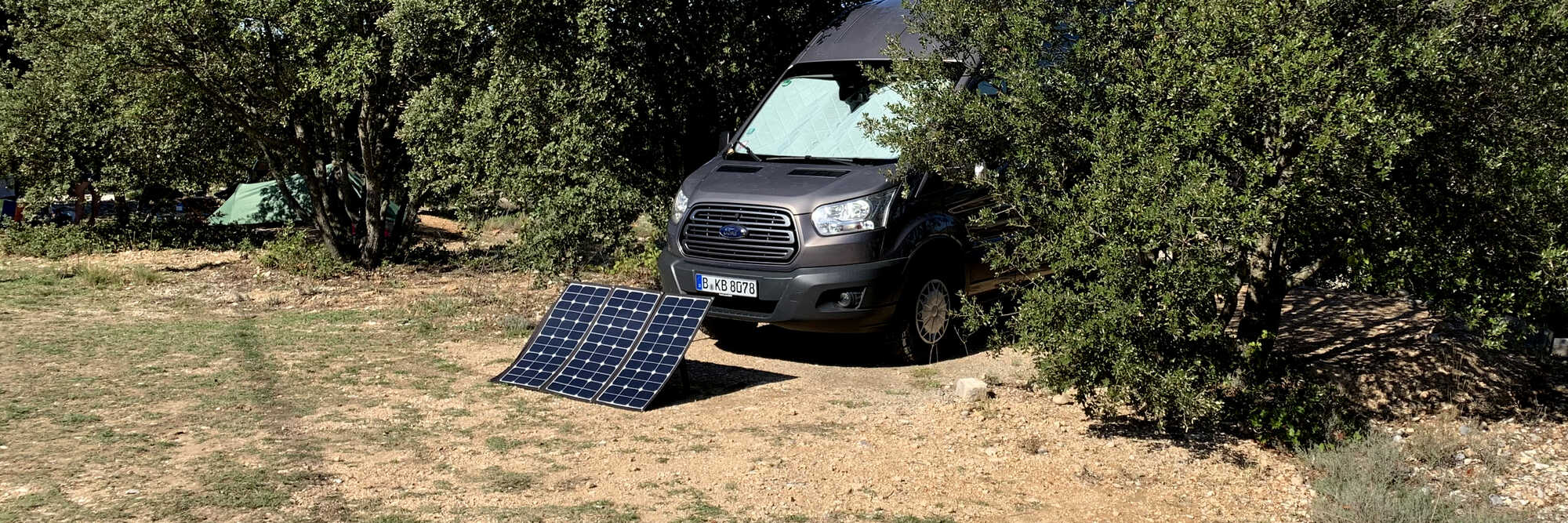 Externes Solarmodule für den Camper