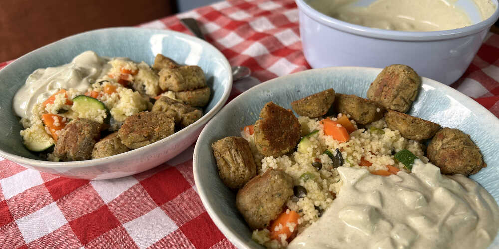 Falafel mit Couscous