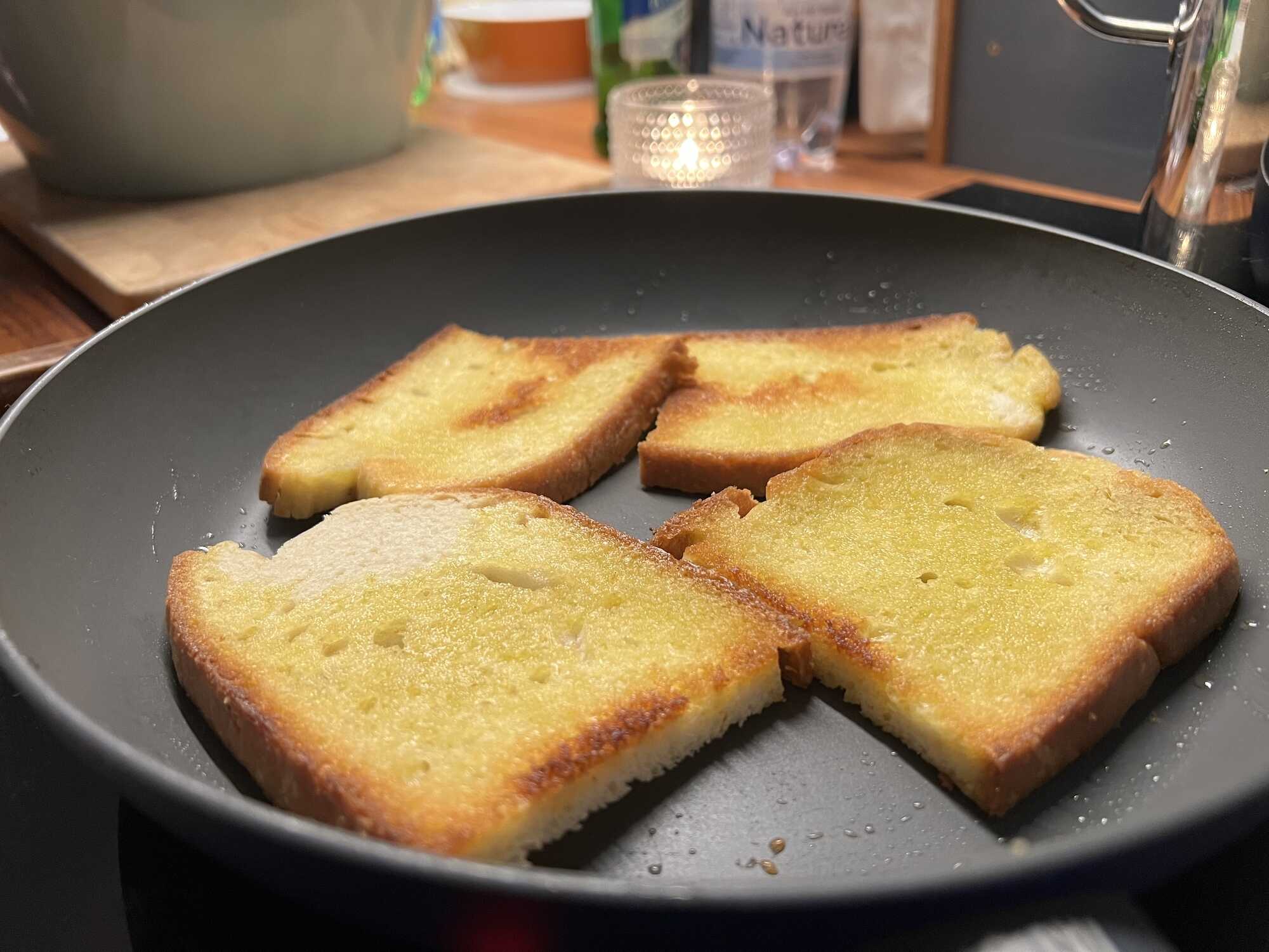 Geröstete Brotscheiben
